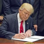 Donald Trump en una foto de archivo.