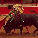 Jesús Duque, durante su actuación en la plaza de toros de Morelia