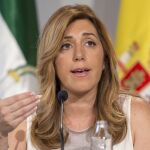 La presidenta de la Junta de Andalucía, Susana Díaz