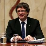 El presidente de la Generalitat Carles Puigdemont