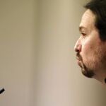 El líder de Podemos, Pablo Iglesias