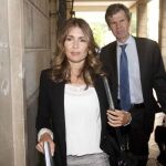 La ex presidenta de Invercaria Laura Gómiz, en los juzgados sevillanos