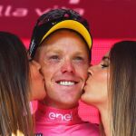 El líder, el holandés Steven Kruijswijk (Lotto)