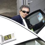 Jordi Pujol Ferrusola, hijo del expresidente de la Generalitat de Cataluña, a su salida de la Audiencia Nacional donde declaró ante el juez Pablo Ruz