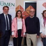 De izquierda a derecha, José Creuheras, presidente de Atresmedia; Concha Vereterra, gerente de la Fundación Numen; Rafael Sánchez, presidente de la Fundación NUMEN y Carmen Bieger, directora de la Fundación Atresmedia