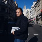 Juan Pablo Escobar, en la Gran Vía madrileña