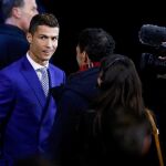 El delantero portugués Cristiano Ronald