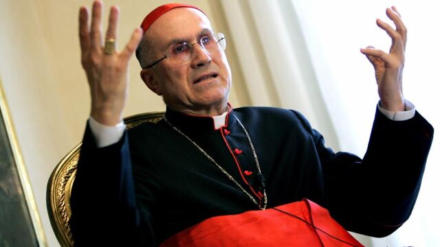 Imagen de archivo del cardenal Tarcisio Bertone