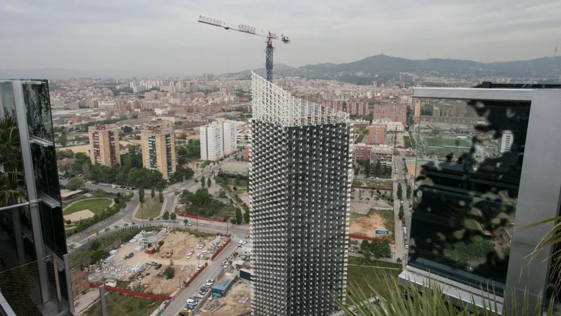 Un vista aérea de Barcelona