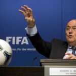 Imagen de archivo de Joseph Blatter durante una conferencia de prensa en Zurich