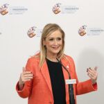 La presidenta regional, Cristina Cifuentes, durante su comparecencia en el marco de la VI Conferencia de Presidentes.