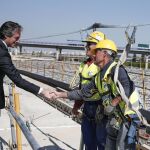 El ministro de Fomento, Íñigo de la Serna, visitó las obras de la A-38 entre Favara y Cullera