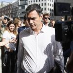 El secretario general del PSOE, Pedro Sánchez