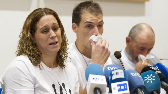 Almudena y Antonio, padres de la menor fallecida