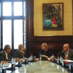 Reunión de la Mesa de la Diputación del Parlament