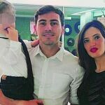 La pareja con el pequeño Martín, que pronto tendrá un hermanito