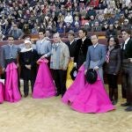 Todos los actuantes en el festival