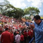 Nicolás Maduro lidera un acto de Gobierno en Caracas.