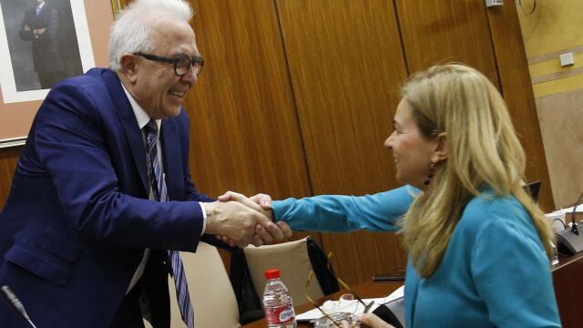 El consejero Sánchez Maldonado y la diputada Ruiz Sillero