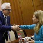 El consejero Sánchez Maldonado y la diputada Ruiz Sillero