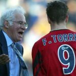 Fernando Torres y Luis Aragones