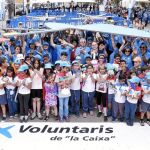 Imagen de los 1.100 voluntarios que participaron en la jornada