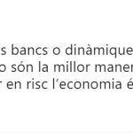 El consejero Vila critica el llamamiento de la ANC a boicotear los bancos