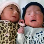 Jaelyn y Luis Salgado en el hospital de San Diego
