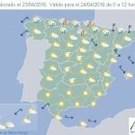 Mapa del tiempo para hoy domingo