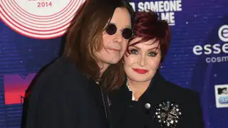 Ozzy Osbourne y su esposa Sharon Ozzy Osbourne y su esposa Sharon