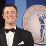 Jon Rham en la gala del premio Ben Hogan