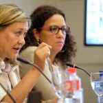 Pilar del Olmo durante su intervención en un curso de la Universidad Menéndez Pelayo en Santander