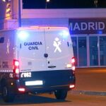 Furgones de la Guardia Civil trasladaron ayer a Junqueras y los ocho ex consellers del Govern desde la Audiencia Nacional, donde declararon, a las prisiones de Estremera y Alcalá Meco