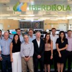 Edward Rubin junto al equipo de Iberdrola