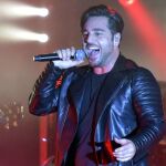 David Bustamante en uno de sus conciertos.