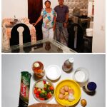 Los Rivero repiten tamales y arepas por la mañana y para comer. Es lo único que pueden comprar en esta economía de guerra