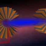 Esquema del montaje experimental para transferir energía entre dos circuítos