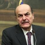 Bersani da una rueda de prensa tras concluir hoy, jueves 28 de marzo de 2013 las consultas con los partidos políticos