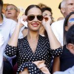 La presentadora Eva González durante la 61 edición de la corrida Goyesca de Ronda