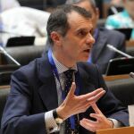 José Manuel Herrero durante su intervención en el Congreso de los Diputados
