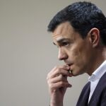 El líder del PSOE, Pedro Sánchez