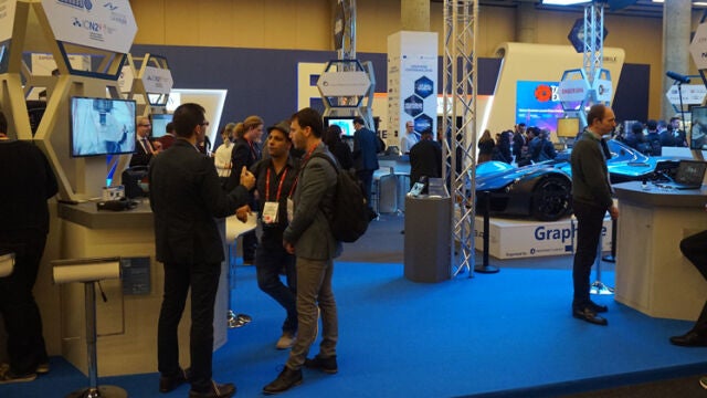 Stand del ICN2 en el Mobile World Congress