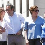 A la manifestación acudieron representantes de todos los partidos políticos salvo PP y Ciutadans
