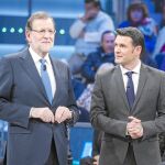 Mariano Rajoy junto a Iñaki López, presentador de «laSexta Noche»