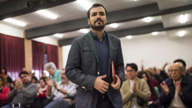 El portavoz de IU en el Congreso, Alberto Garzón.