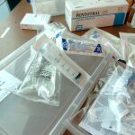 Vista del llamado "kit de eutanasia" que se vende en algunas farmacias de Bélgica