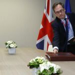 El primer ministro británico, David Cameron, y el presidente del Consejo de Europa, Donald Tusk