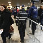 Controles policiales en Bruselas