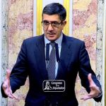 Patxi López durante su etapa como presidente del Congreso