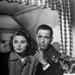 Con Ingrid Bergman en "Casablanca"